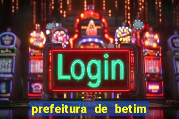 prefeitura de betim contracheque online